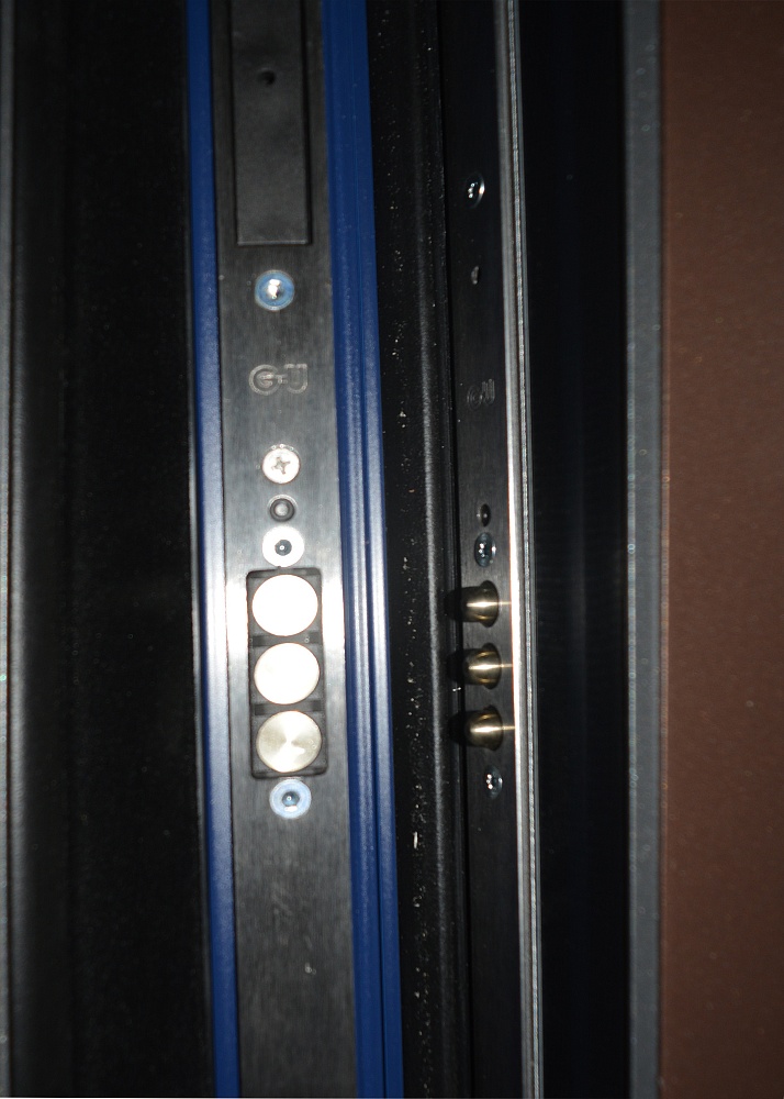 Входная алюминиевая дверь серии ThermoSafe, мотив 585