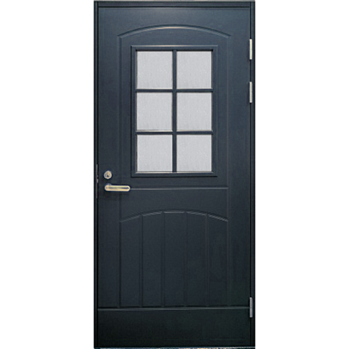 Входная дверь SWEDOOR F2000 W71 темно-серая